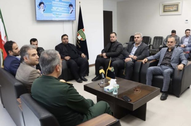 دیدار رییس،اعضای شورای اسلامی و شهردار رشت با مدیرکل حفظ آثار و نشر ارزش های دفاع مقدس