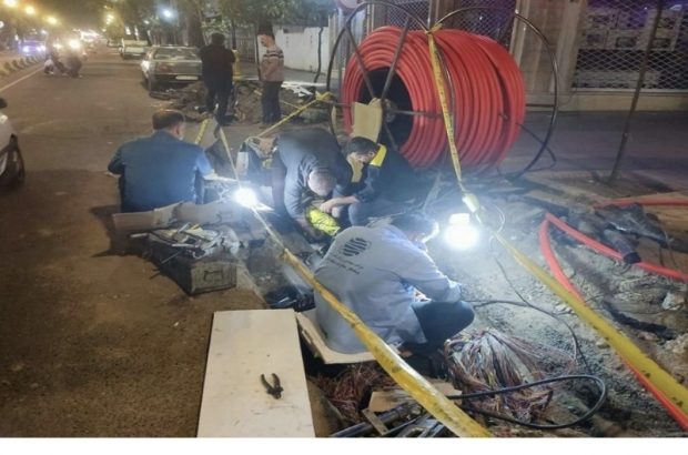 اجرای عملیات رفع خرابی و قطعی اداره مخابرات شهرستان تالش اجرای عملیات رفع خرابی و قطعی اداره مخابرات شهرستان تالش