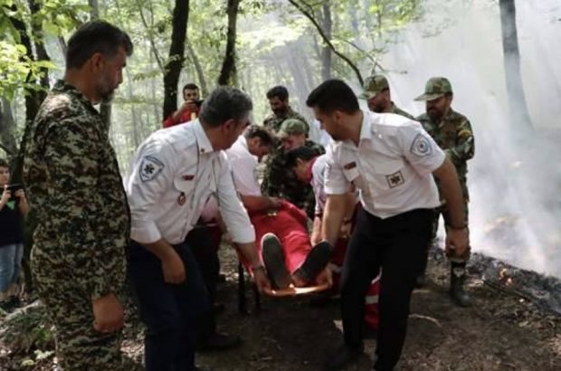 حضور مرکز اورژانس گیلان در رزمایش پیشگیری و مدیریت اطفای حریق