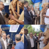 از هنرمندان کارگاه مجمسمه های چوبی در رشت تجلیل شد