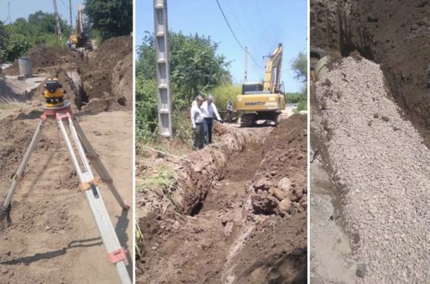 اجرای پروژه تکمیل خط انتقال ورودی به تصفیه خانه فاضلاب لنگرود