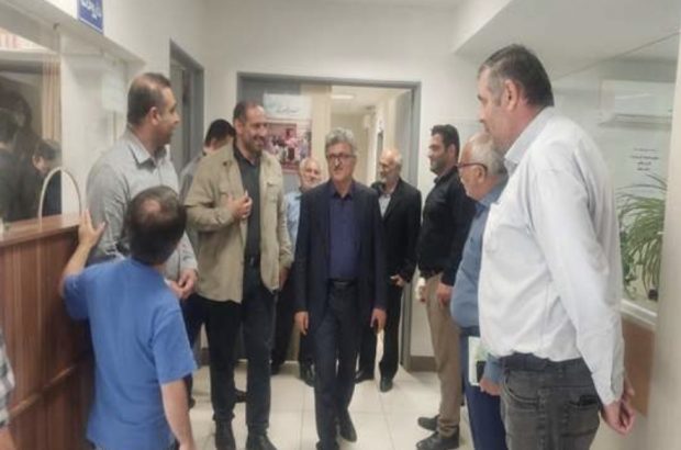 بازدید رئیس دانشگاه علوم پزشکی گیلان از مرکز جامع خدمات سلامت لوندویل آستارا