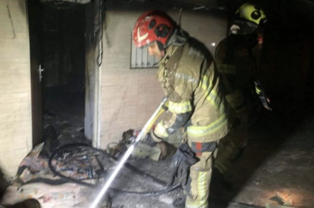 حریق شرکت پخش کاله در رشت مهار شد حریق شرکت پخش کاله در رشت مهار شد