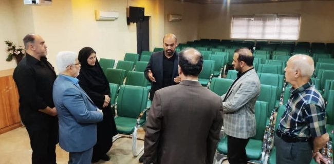 بازدید محمد حسن عاقل منش عضو شورای اسلامی شهر رشت از خانه امید رشت صندوق بازنشستگی گیلان