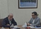 نماینده مردم در مجلس شورای اسلامی با معاون توسعه مدیریت، منابع و برنامه ریزی دانشگاه دیدار کرد