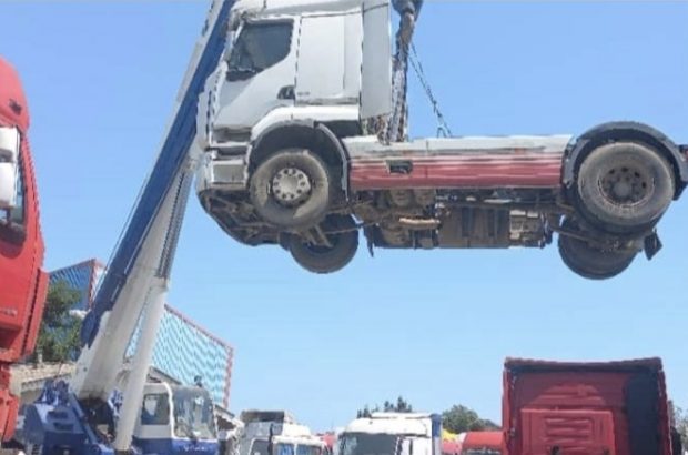 آغاز روند انتقال یکصد دستگاه کامیون کشنده متروکه به انبار اموال تملیکی استان گیلان