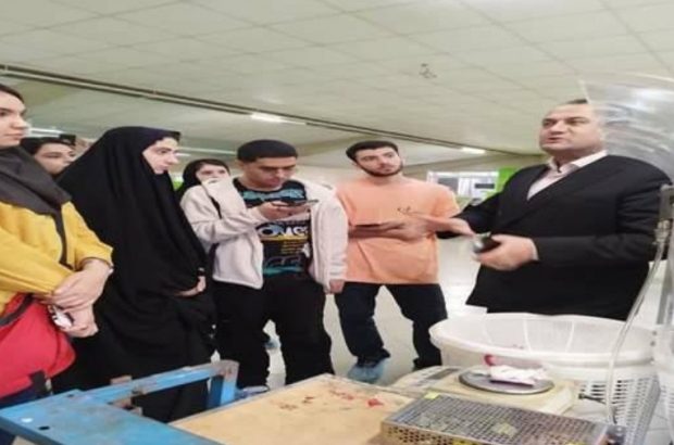 بازدید علمی از شرکت صنعتی صامت تک خزر در رشت