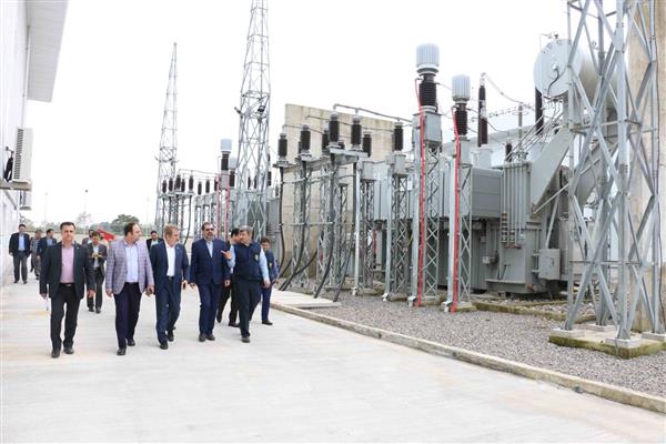معاون برنامه ریزی و اقتصادی وزارت نیرو از پست ۲۳۰ كیلوولت شهید حق بین بازدید كرد