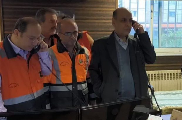 بازدید استاندار از مرکز مدیریت راه‌های استان گیلان