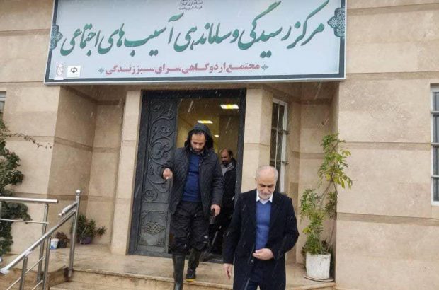 بازدید دادستان عمومی و انقلاب مرکز استان از مرکز اسکان افراد بی‌سرپناه ،”گرمخانه شهرداری رشت”