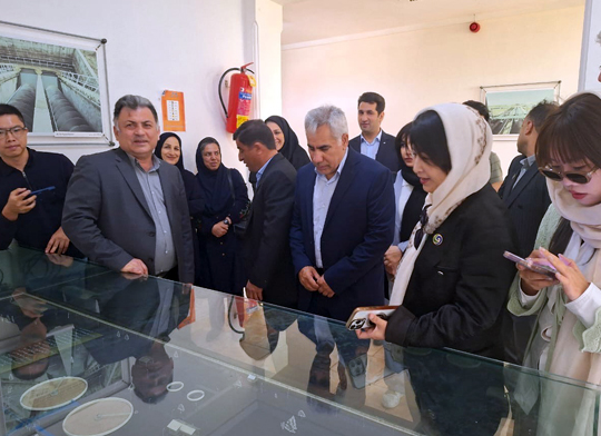 بازدید مدیرعامل شركت بین المللی PK چین از تصفیه خانه فاضلاب شماره ۱ (فخب رشت) و تصفیه خانه فاضلاب مسكن مهر رشت