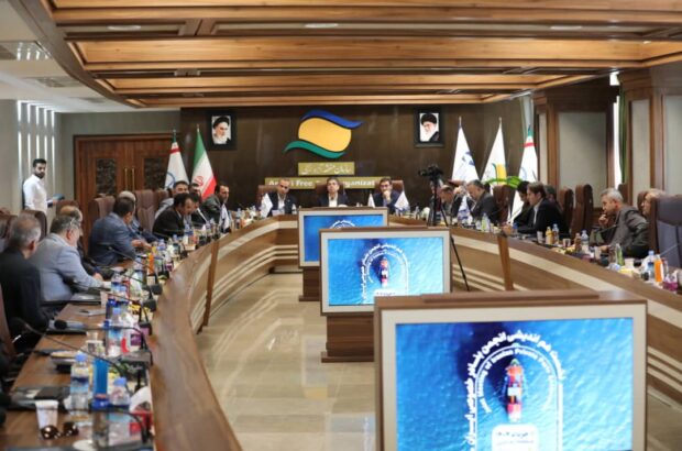 نشست اعضای انجمن بنادر خصوصی ایران در بندر كاسپین