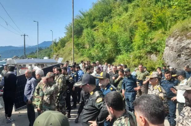 اجرای عملیات رفع تصرف اراضی ملی در حاشیه جاده کمربندی بام سبز ماسال