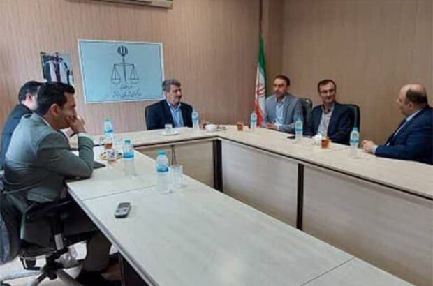 بازدید رئیس کل دادگستری استان از دادگستری رضوانشهر