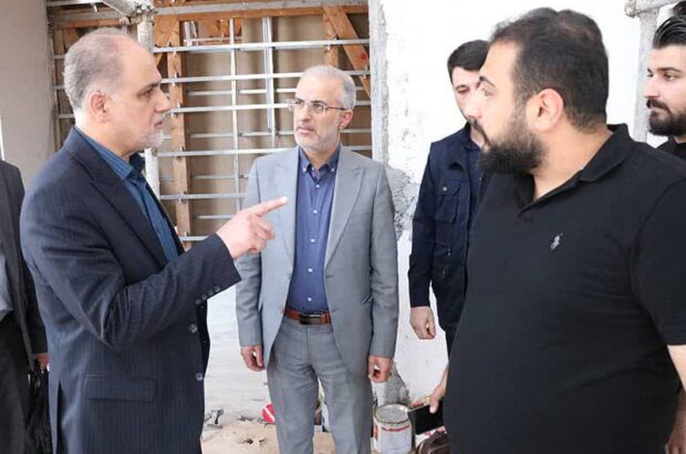 بازدید دادستان عمومی و انقلاب مرکز استان از روند بازسازی و مرمت هتل ایران رشت