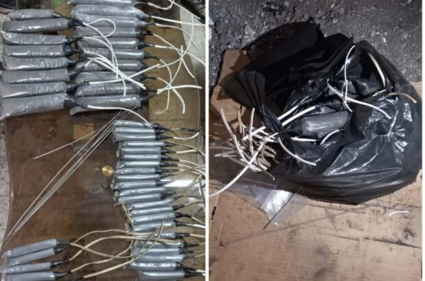 کشف یک محموله بمب دست ساز در گیلان