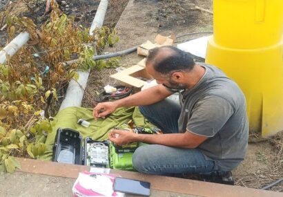 عملیات بازسازی و رفع اختلال ارتباطی شبکه فیبرنوری روستای جیرده در شهرستان شفت