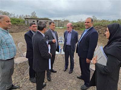 بازدید مسئولان ارشد استانی و شهرستانی از محل احداث تصفیه خانه بهداشتی فاضلاب شهر لنگرود بازدید مسئولان ارشد استانی و شهرستانی از محل احداث تصفیه خانه بهداشتی فاضلاب شهر لنگرود