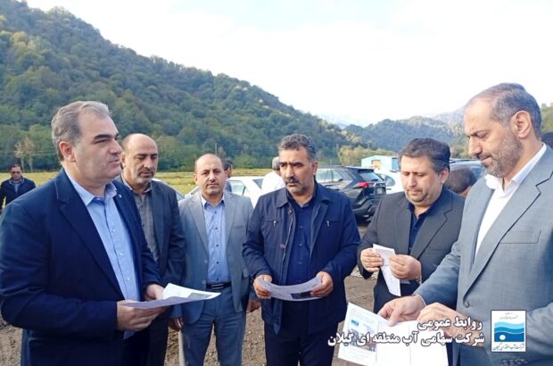 عملیات اجرایی طرح آبرسانی و ارتقای تصفیه‌خانه بهارستان در آستارا آغاز شد