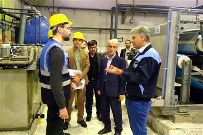 بازدید تیم بازرسی شركت مهندسی آبفای كشور از تصفیه‌خانه های فاضلاب فخب رشت و لاهیجان