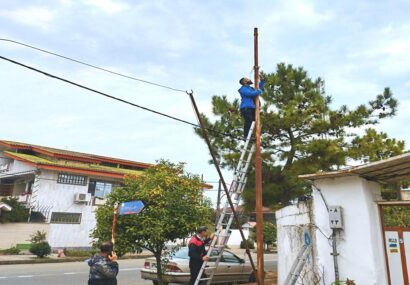 بهبود کیفیت خدمات ارتباطی با توسعه شبکه فیبرنوری در خیابان دریا کلاچای